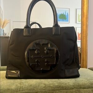 Black Tory Burch Tote Bag